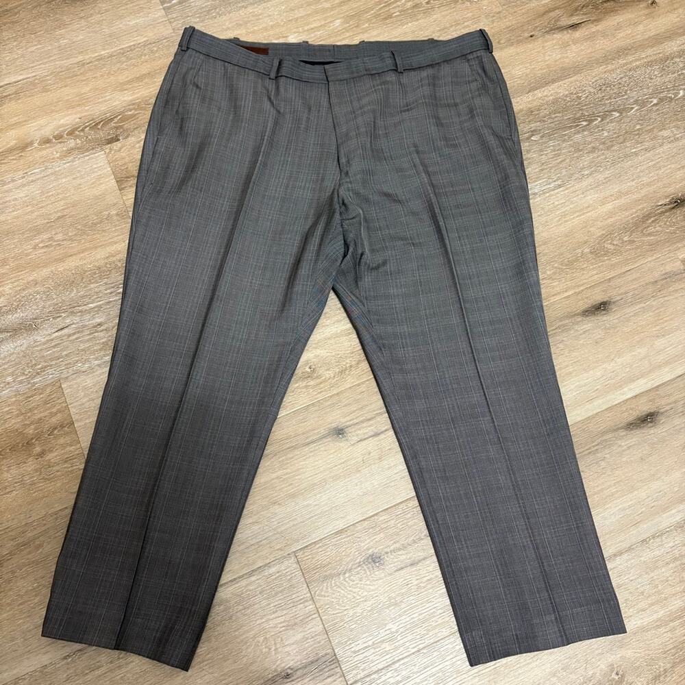 Perry Ellis Men's Gray Slim Fit Dress Pants Size 42x32